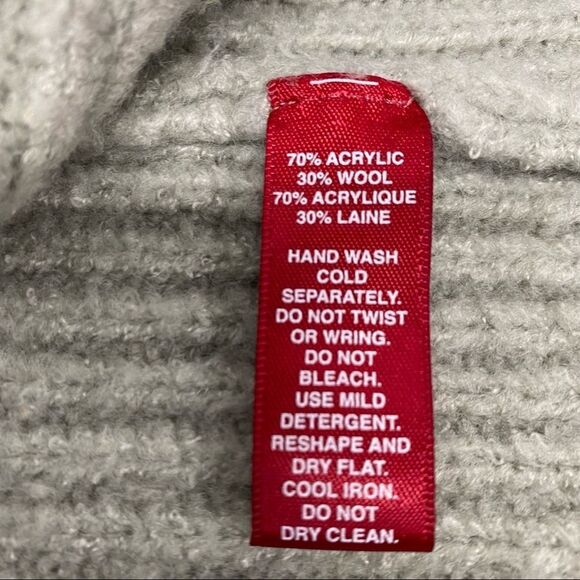 Saks Fifth Avenue wrap size Small Gray - Picture 8 of 13